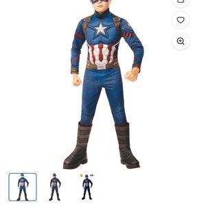 Heroic Star Superhero Costume - Blue and Red